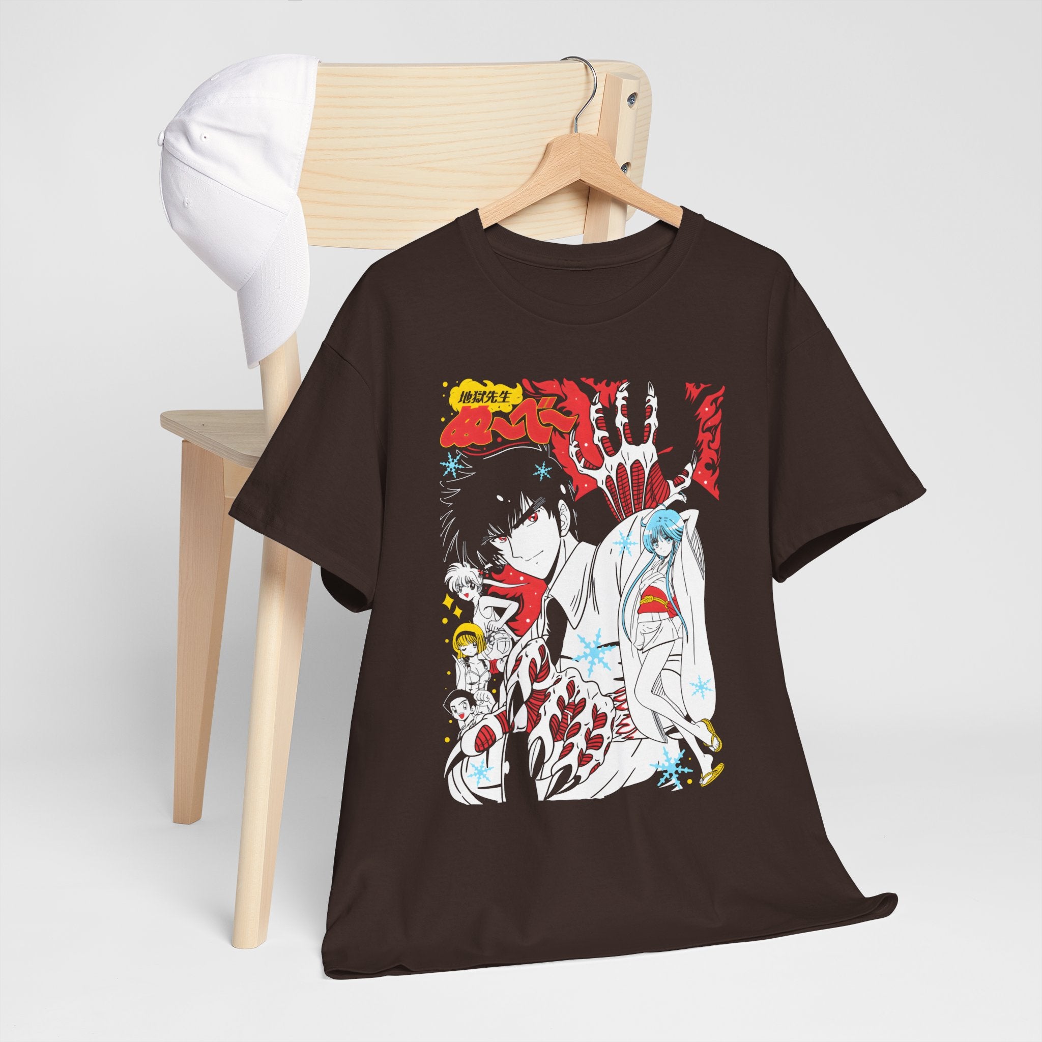 Nube T Shirt Jigoku Sensei Nube Anime Nueno Meisuke Tamamo Kyosuke Shirt Anime Manga Unisex Tshirt T-Shirt Tee ALL SIZES