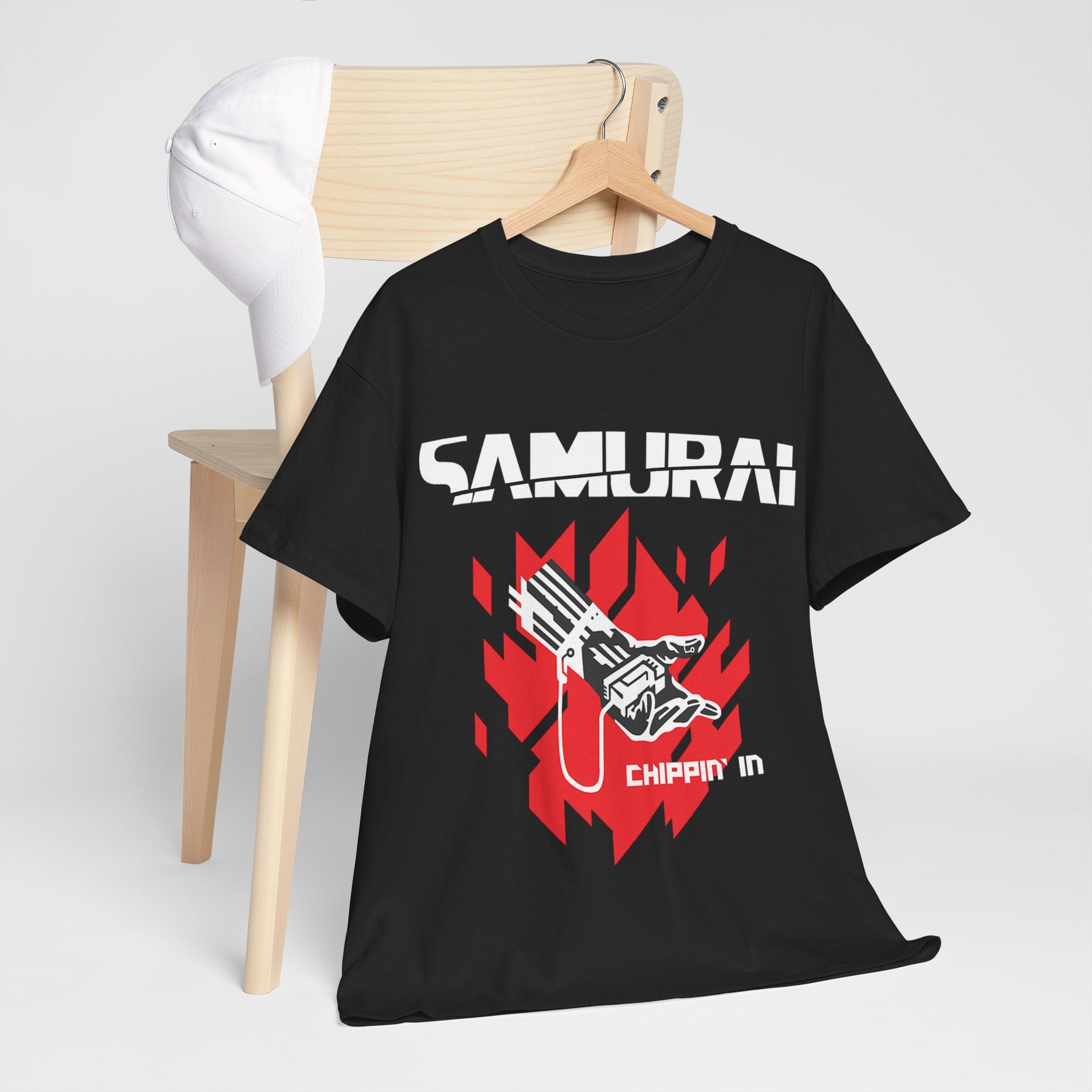 Copy of Unisex Cyberpunk Samurai Never Fade Away Graphic T-Shirt Premium Unisex T-shirt, Unisex T-shirt, Anime Shirt, Comfort Colors Shirt