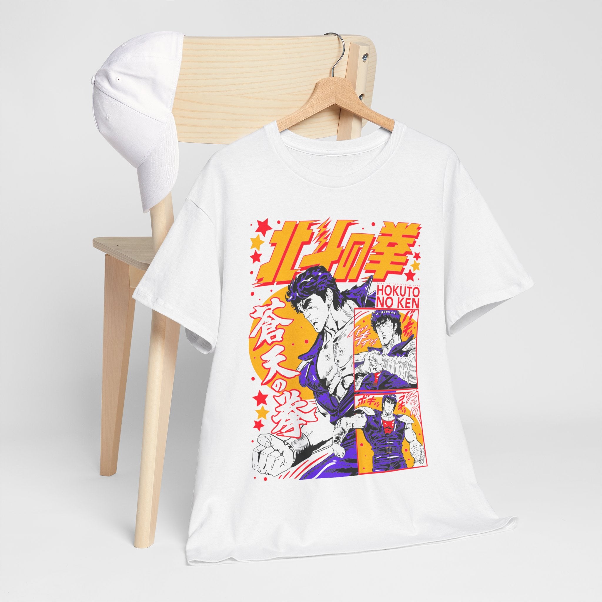 Fist Of The North Star T-Shirt - Hokuto no Ken - Kenshiro - Japanese Anime, Anime Manga Exclusive Anime