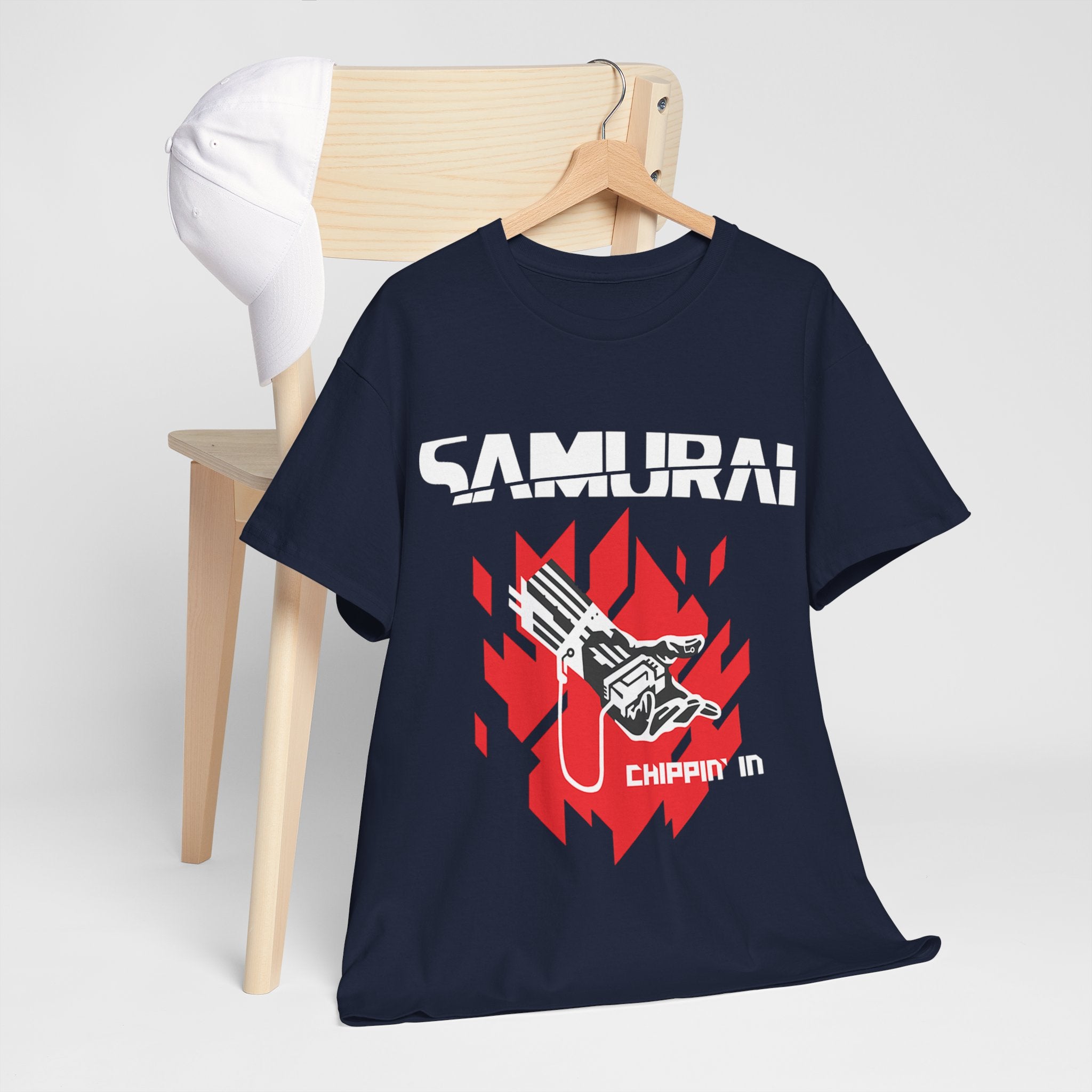 Copy of Unisex Cyberpunk Samurai Never Fade Away Graphic T-Shirt Premium Unisex T-shirt, Unisex T-shirt, Anime Shirt, Comfort Colors Shirt