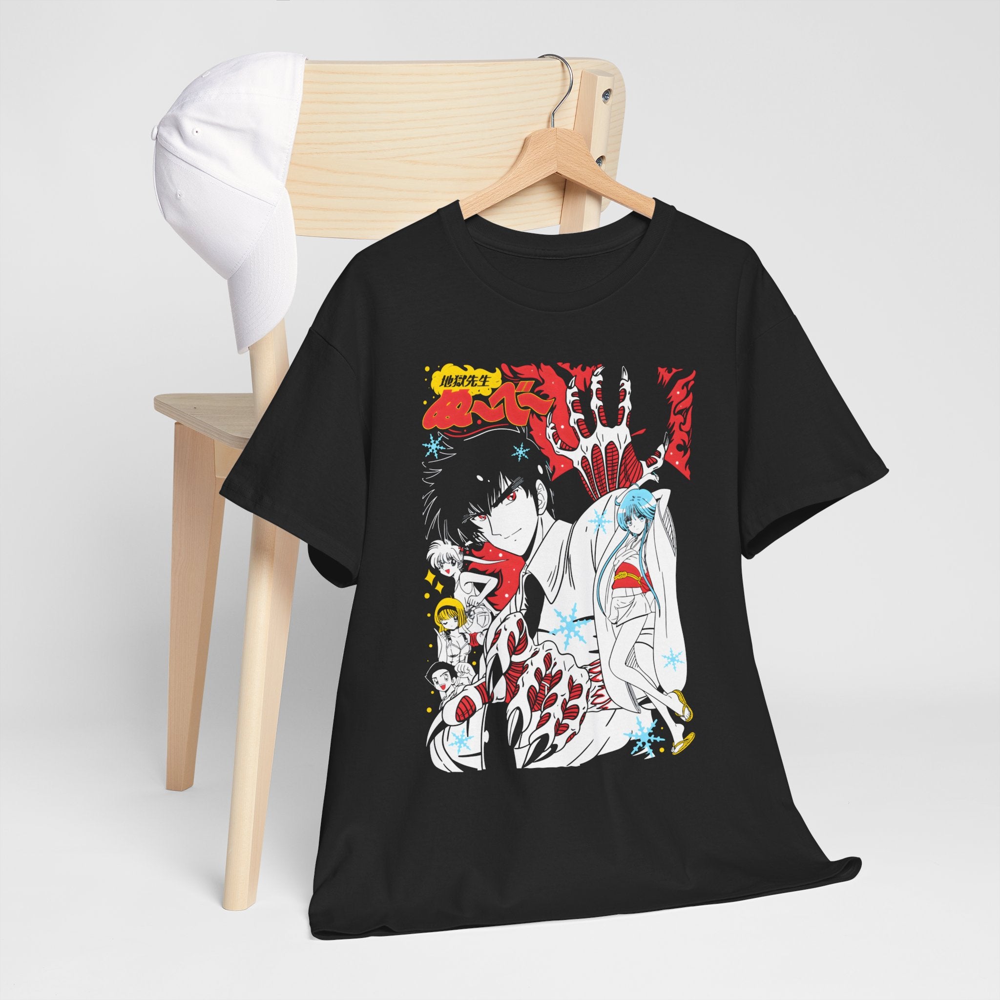 Nube T Shirt Jigoku Sensei Nube Anime Nueno Meisuke Tamamo Kyosuke Shirt Anime Manga Unisex Tshirt T-Shirt Tee ALL SIZES