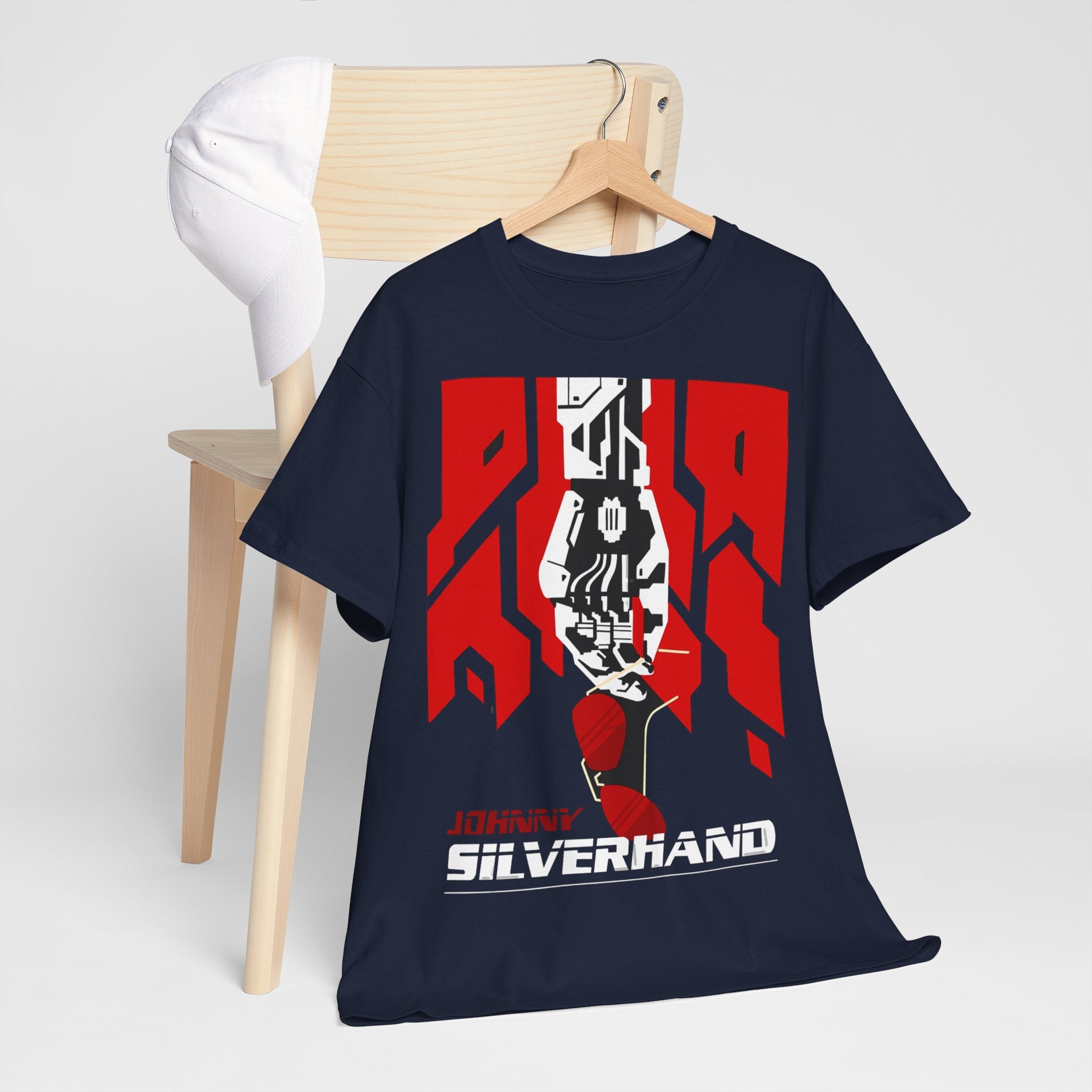 Unisex Cyberpunk Samurai  T-shirt Day Gift Johnny T-shirt Cool Silverhand Premium Unisex T-shirt, Unisex T-shirt, Anime Shirt