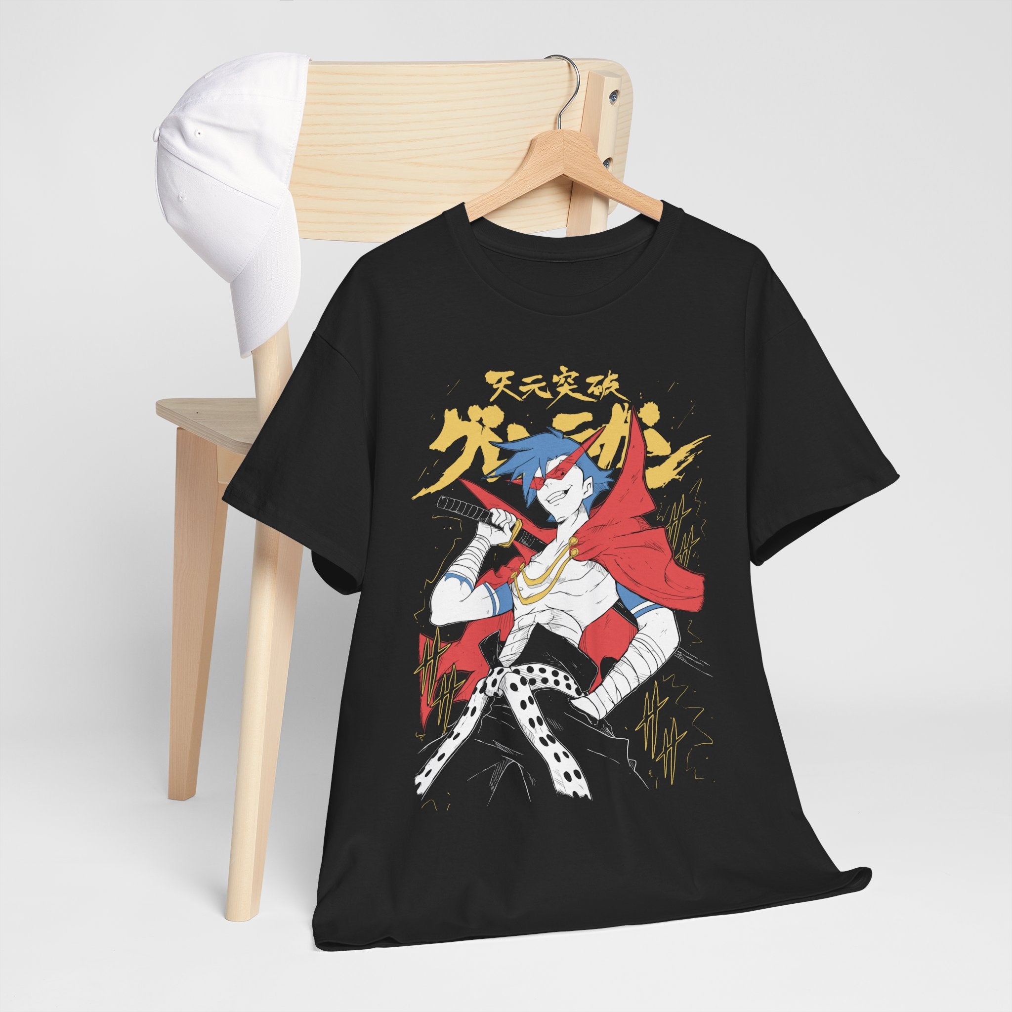 Tengen Toppa T-shirt Gurren Lagann Kamina Anime Simon Gift Shirt cartoon kids