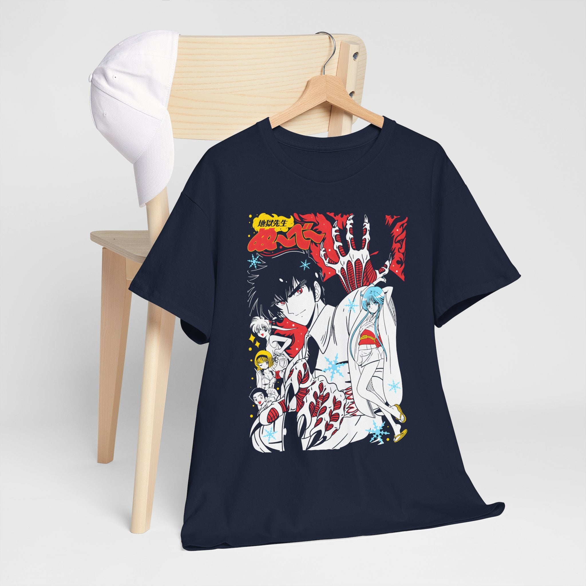 Nube T Shirt Jigoku Sensei Nube Anime Nueno Meisuke Tamamo Kyosuke Shirt Anime Manga Unisex Tshirt T-Shirt Tee ALL SIZES