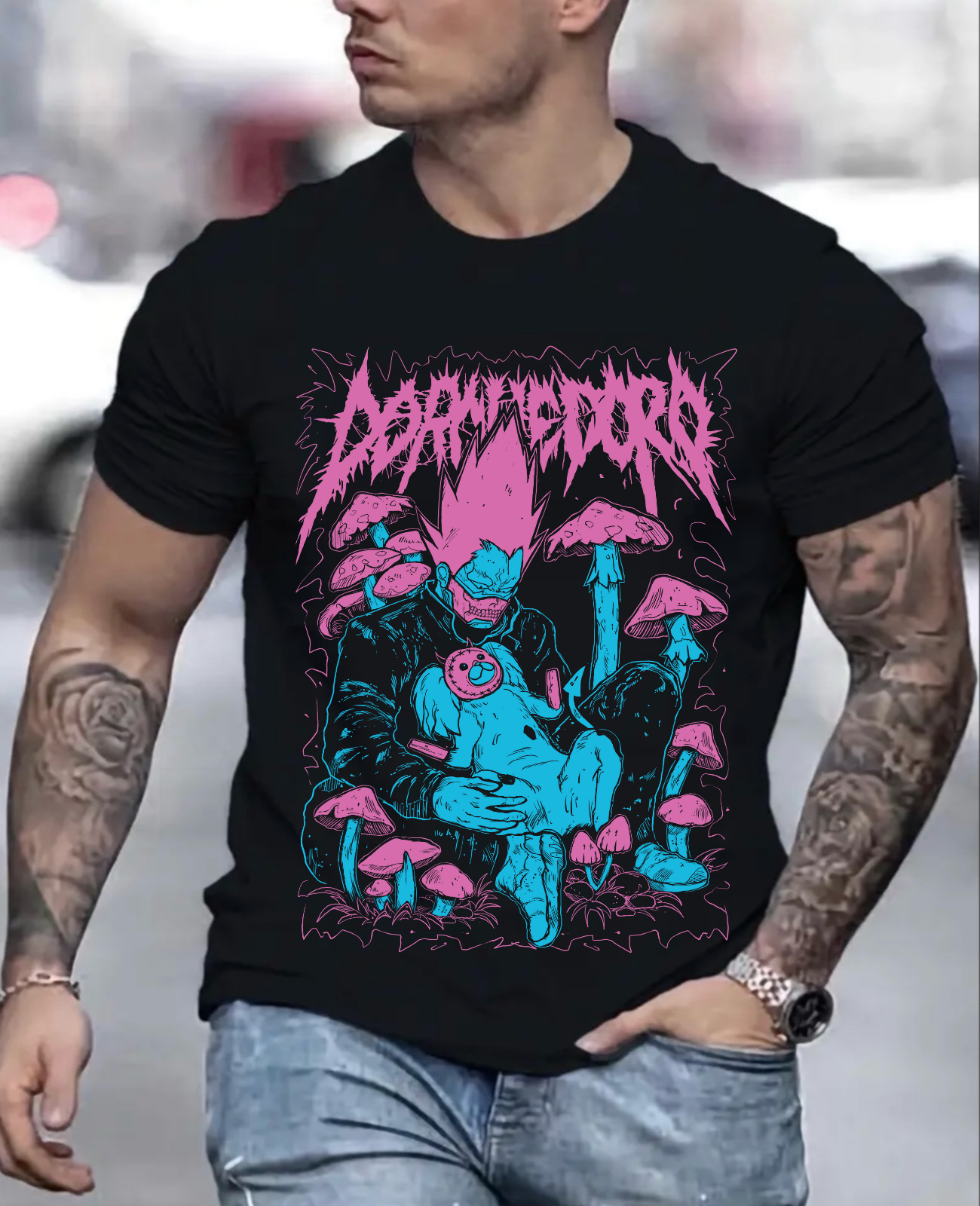 Unisex Dorohedoro Noi Anime T-Shirt, Nikaido Kaiman Manga Shirt, Anime Vintage Special Unisex T-shirt All Size