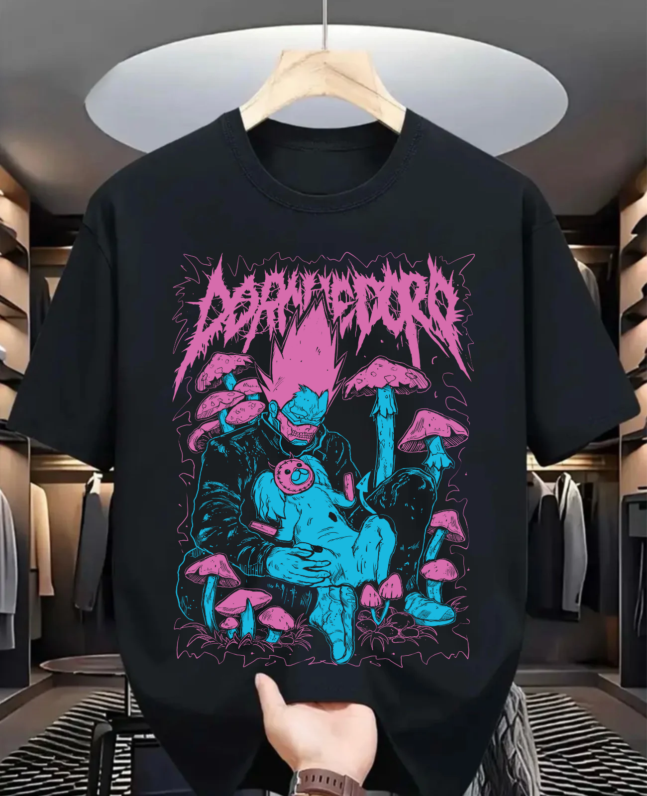 Unisex Dorohedoro Noi Anime T-Shirt, Nikaido Kaiman Manga Shirt, Anime Vintage Special Unisex T-shirt All Size