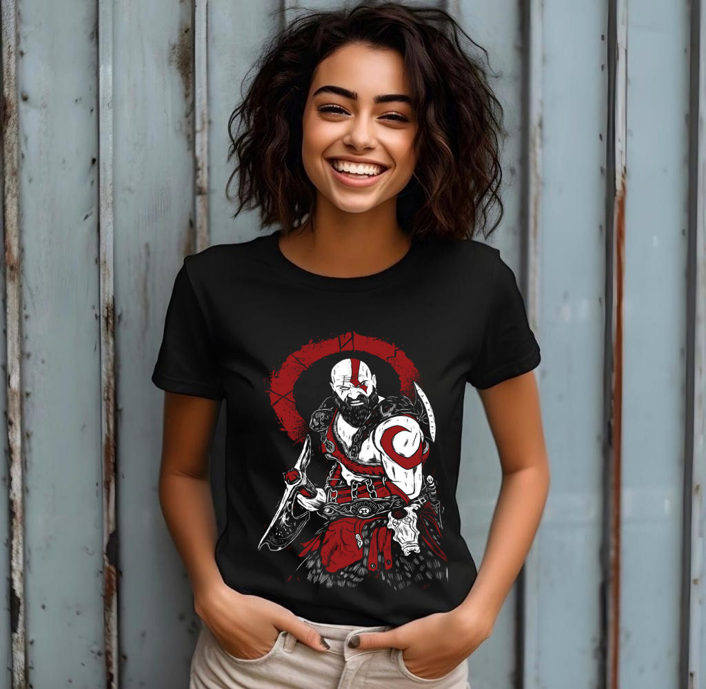 God of war shirt Kratos T-shirt Ghost of Sparta Unisex Shirt anime cartoon