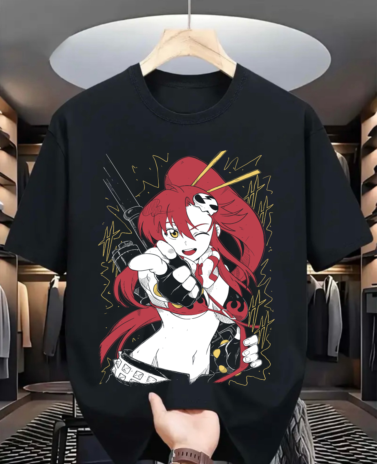 Kamina Tengen Toppa Gurren Lagann T-Shirt, Kamina Tee, Simon, Yoko, Mecha, Anime Shirt,girl, Aesthetic, Manga Tee, Japanese Movie, Shounen