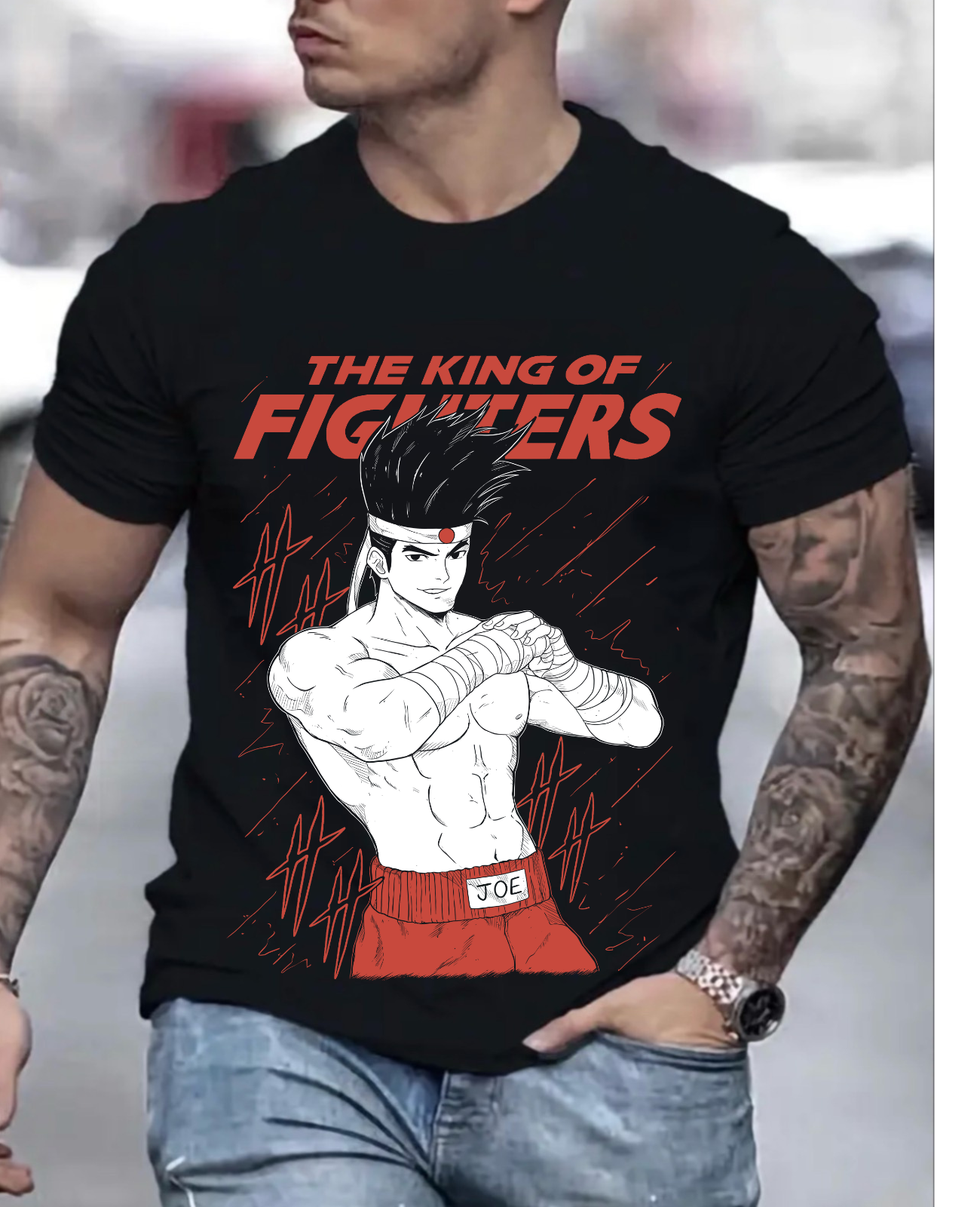 Fury King Of Fighters T-Shirt Exclusive Anime Horror Funny Terry Bogard Fatal Fury kf2 T-Shirt Anime Funny Gift Shirt