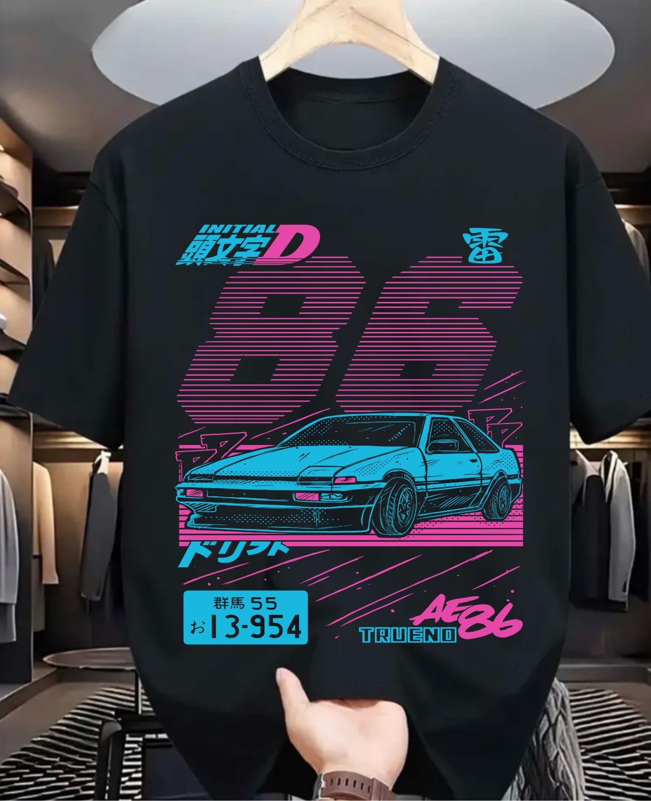 INITIAL D - Unisex TSHIRT, anime tee shirt, gift tee shirt Exclusive Anime shirt Anime lover shirt, Anime Gift Unisex T-Shirt, Soft Tee