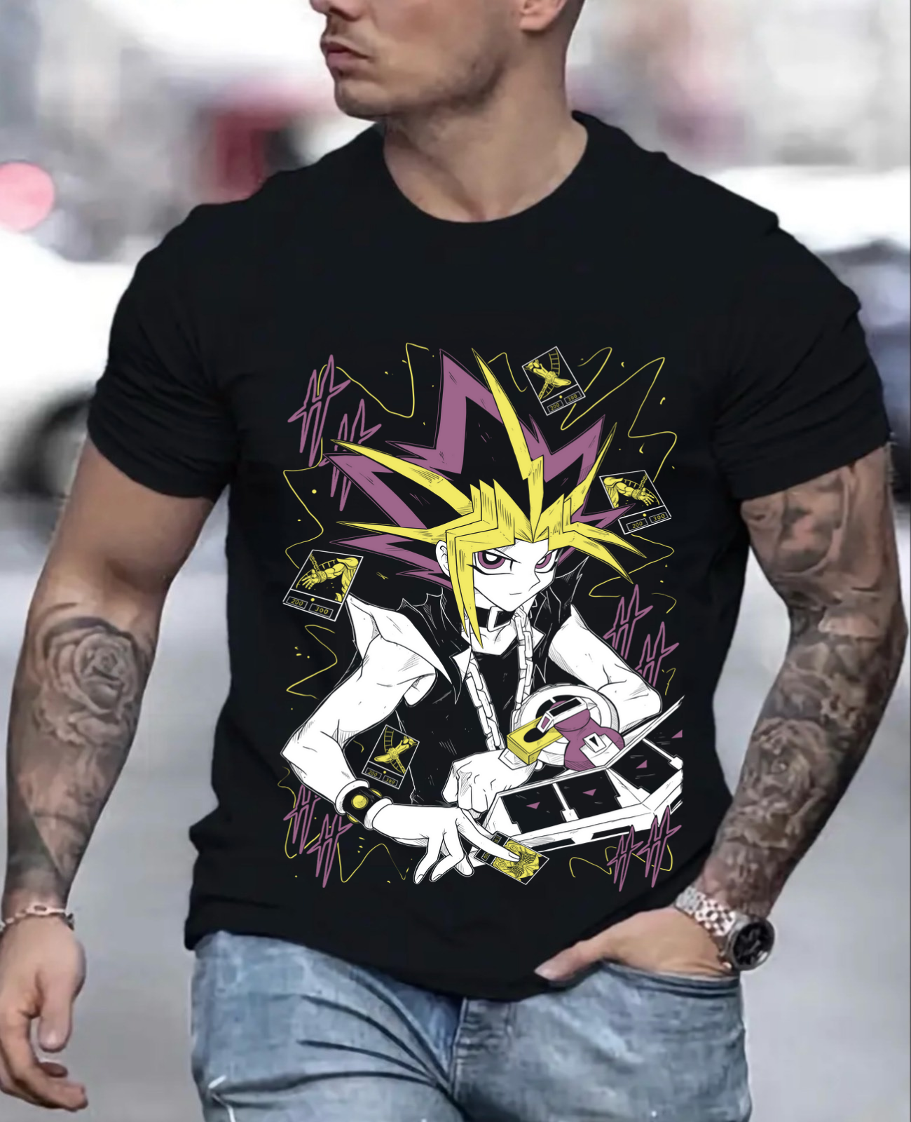 Yu-Gi T-shirt Anime Manga Girl Tee 90s Japanese T-Shirt ,Manga Shirt ,Anime Graphic Tees ,Cool Anime Shirt ,Anime Clothing ,Japanese T-Shirt