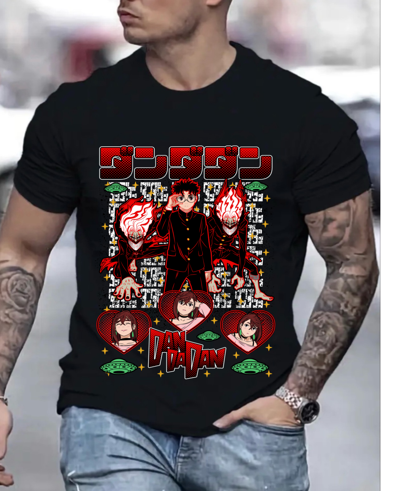 Dandadan T-shirt Okarun Momo Ayase Okarun Exclusive Anime Gift Shirt All Size