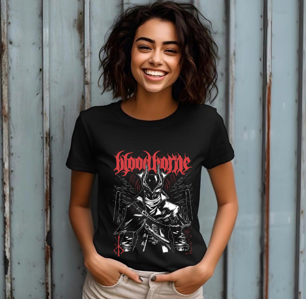 Unisex Bloodborne Lady Maria of the Astral Clocktower Gaming T-Shirt, Soulsborne Yharnam Shirt, Anime Manga Shirt, Anime Shirt