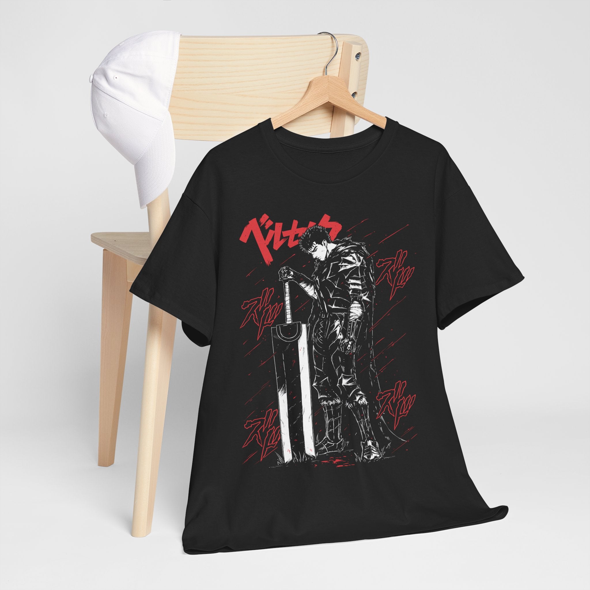 Anime Vintage Special Unisex T-shirt, Anime Manga Shirt, Anime Shirt, Black Swordsman, Skull Knight, Graphic Anime Tee, Manga Shirt, Japan