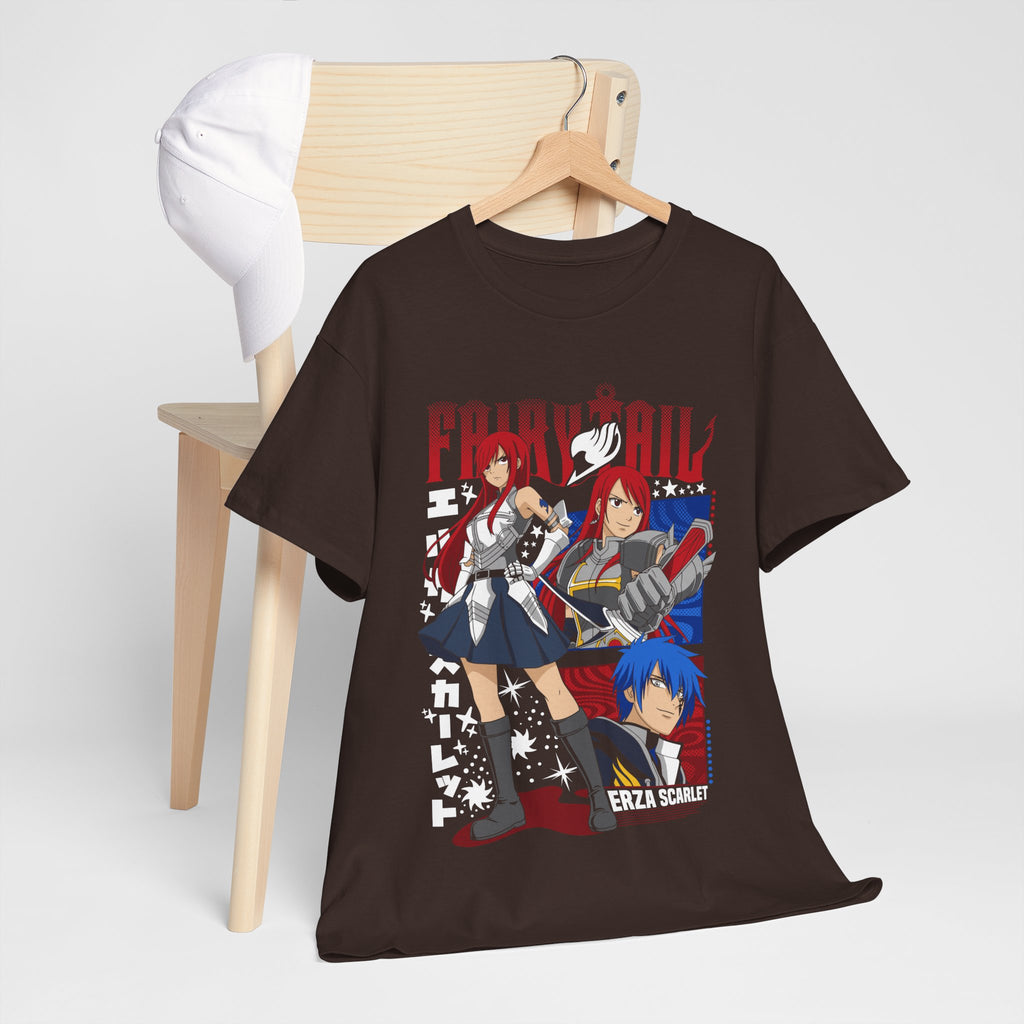 Erza Scarlet Fairy Tail,Happy,Iron Dragon Slayer,Dragon Slayers,Gray Fullbuster,Gajeel Redfox ,Fairy Tail Guild T-Shirt