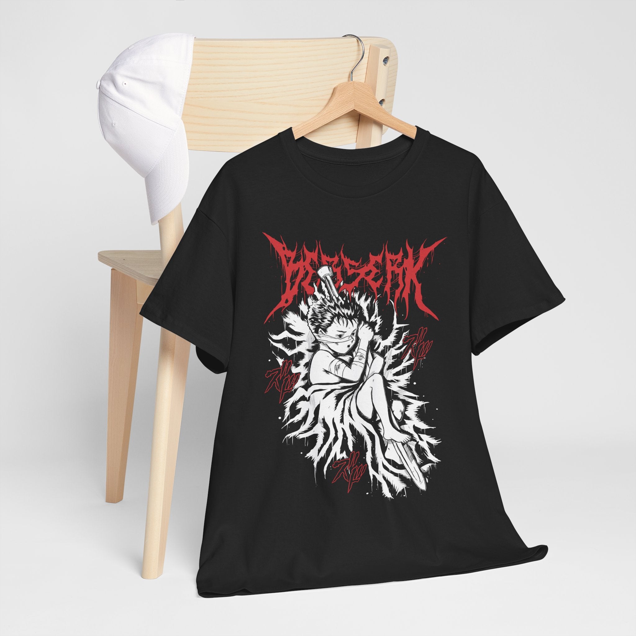 Anime Vintage Special T-shirt Unisex, Graphic Anime Tee, Manga Shirt, Japan, Anime Manga Shirt, Anime Shirt, Black Swordsman, Skull Knight
