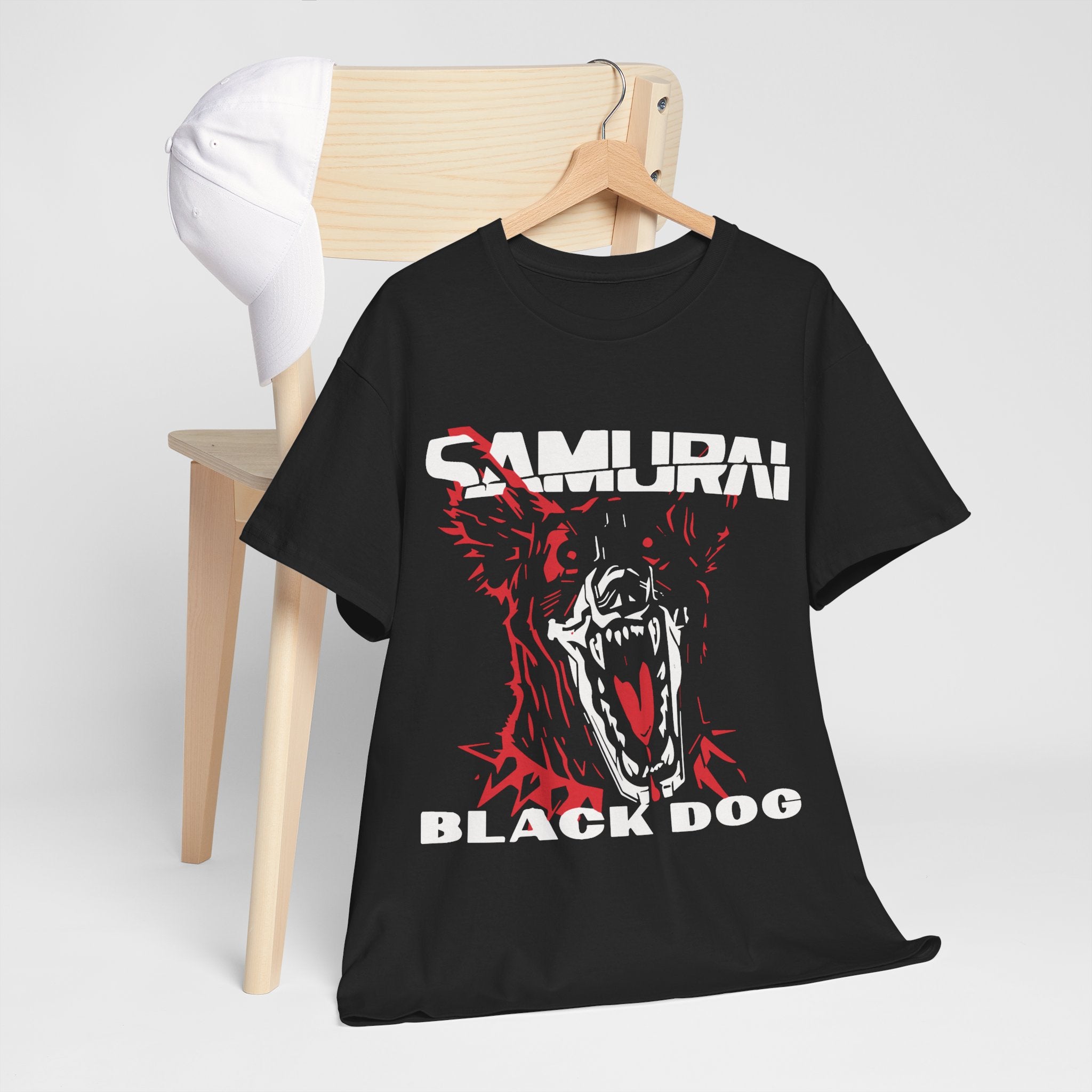 Black Dog Cyberpunk Samurai Never Fade Away Graphic T-Shirt Cyberpunk Edgerunners shirt Premium Unisex T-shirt, Unisex T-shirt, Anime Shirt