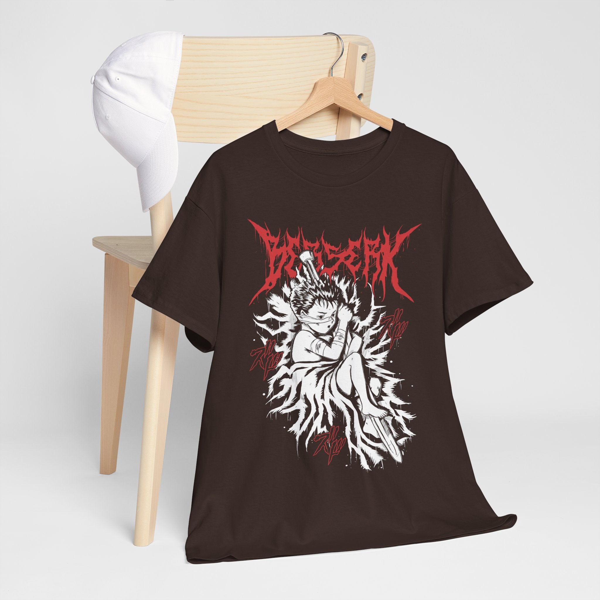Anime Vintage Special T-shirt Unisex, Graphic Anime Tee, Manga Shirt, Japan, Anime Manga Shirt, Anime Shirt, Black Swordsman, Skull Knight