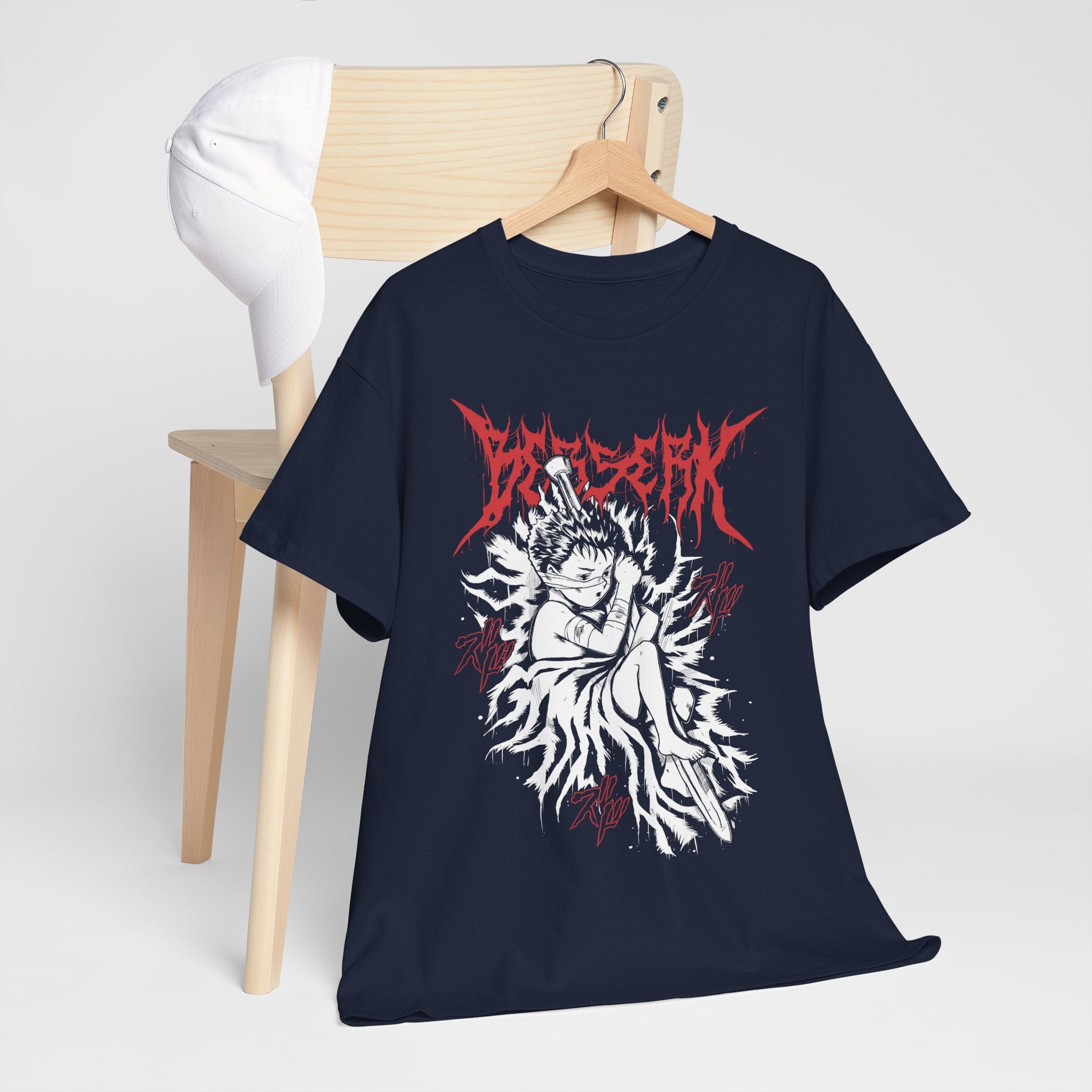 Anime Vintage Special T-shirt Unisex, Graphic Anime Tee, Manga Shirt, Japan, Anime Manga Shirt, Anime Shirt, Black Swordsman, Skull Knight