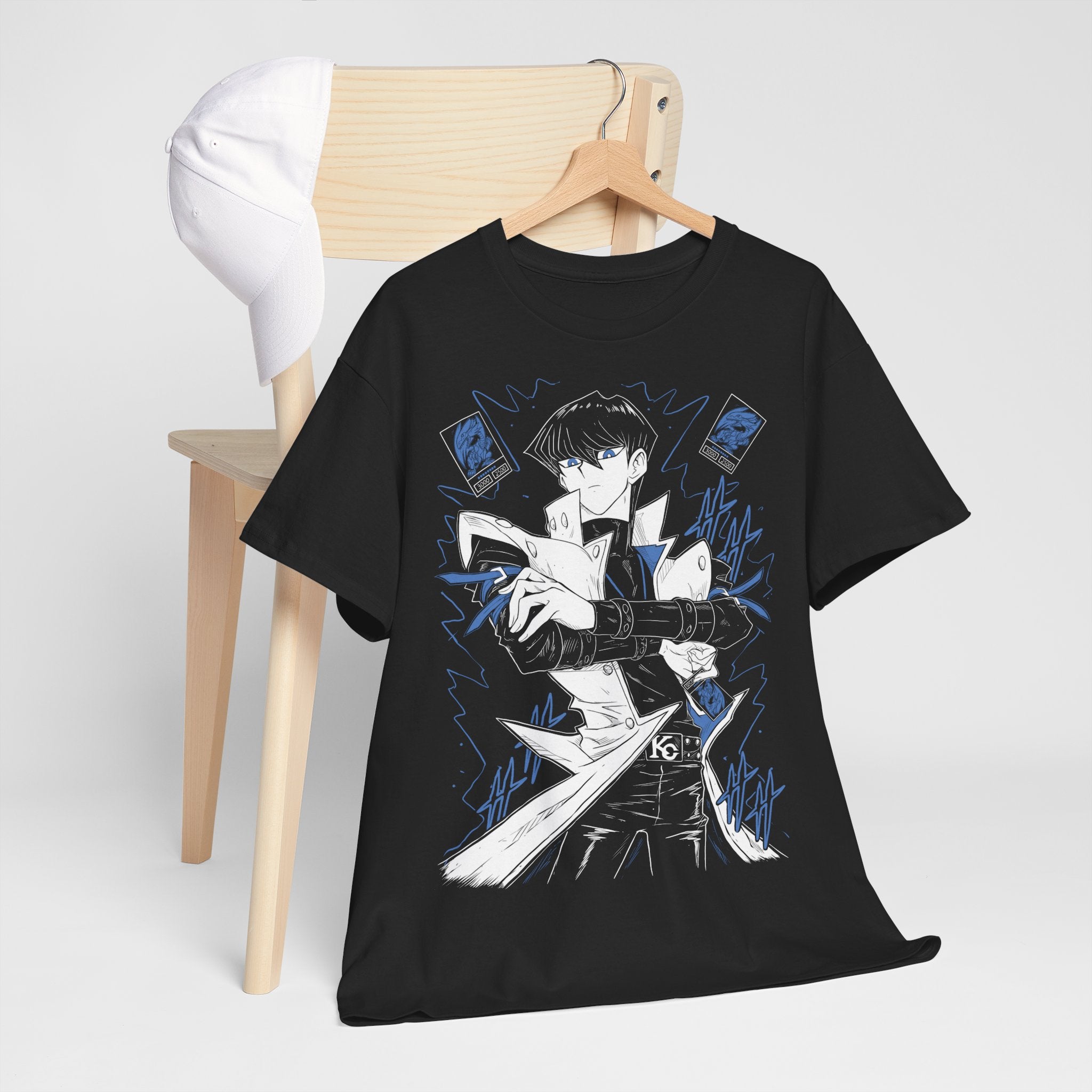 Anime Duel King T Shirt Black Unisex T-shirt Anime Kawaii, Anime Sweatshirt, Graphic Anime Tee, Unisex T-shirt