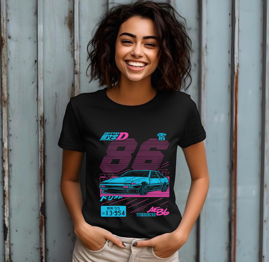 INITIAL D - Unisex TSHIRT, anime tee shirt, gift tee shirt Exclusive Anime shirt Anime lover shirt, Anime Gift Unisex T-Shirt, Soft Tee