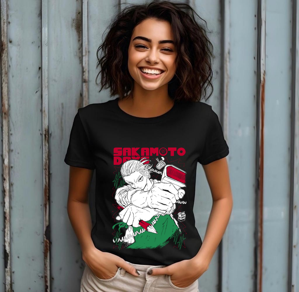 Aesthetic Sakamoto Days Vintage Anime Manga Japanese Culture Streetwear Graphic Unisex Short Sleeve T-Shirt