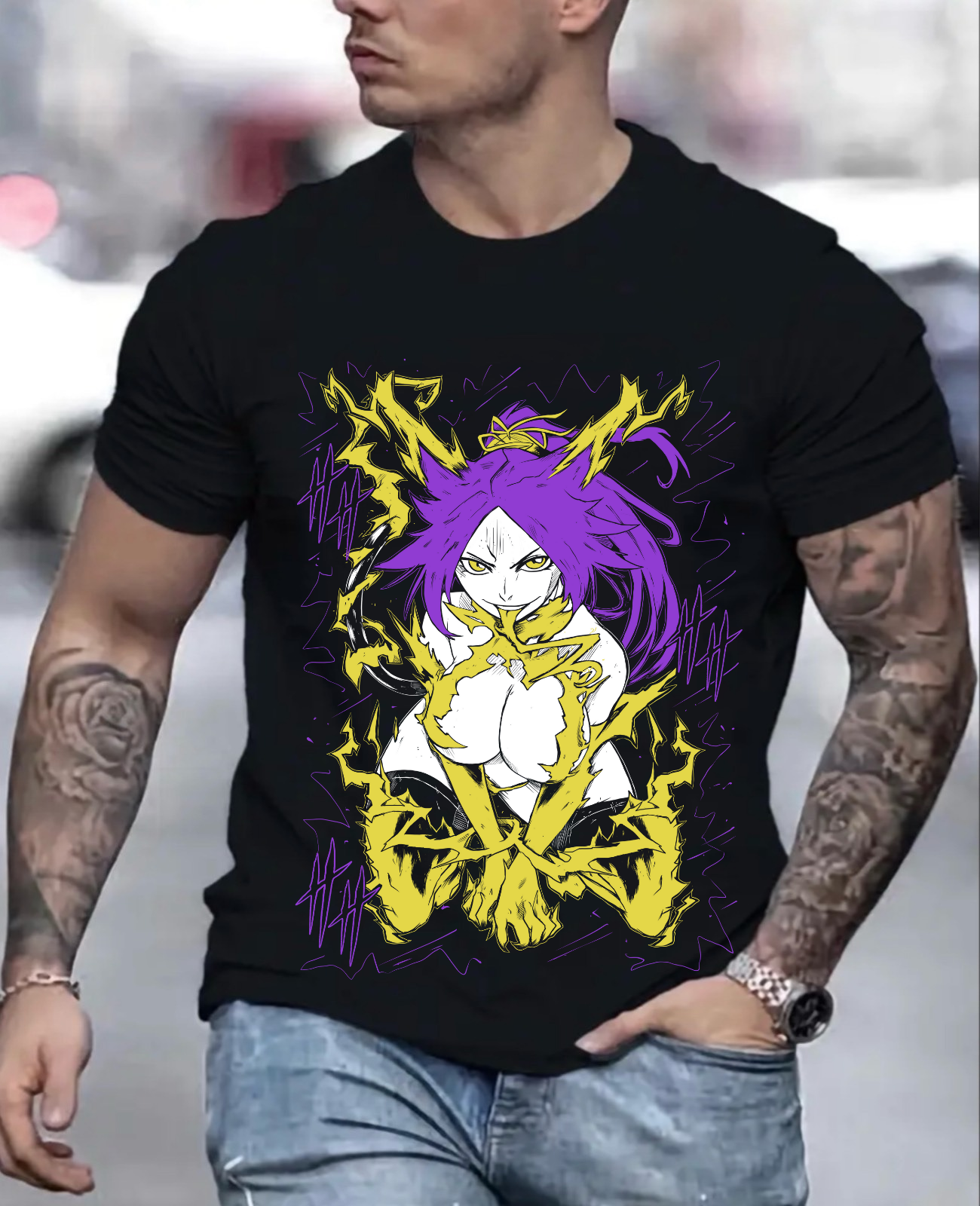 Anime Vintage Special T-shirt Unisex,Anime shirt,dog Anime Shirt,Black Swordsman,Skull Knight,Gift For Boyfriend, Gift For Him,Gift shirt