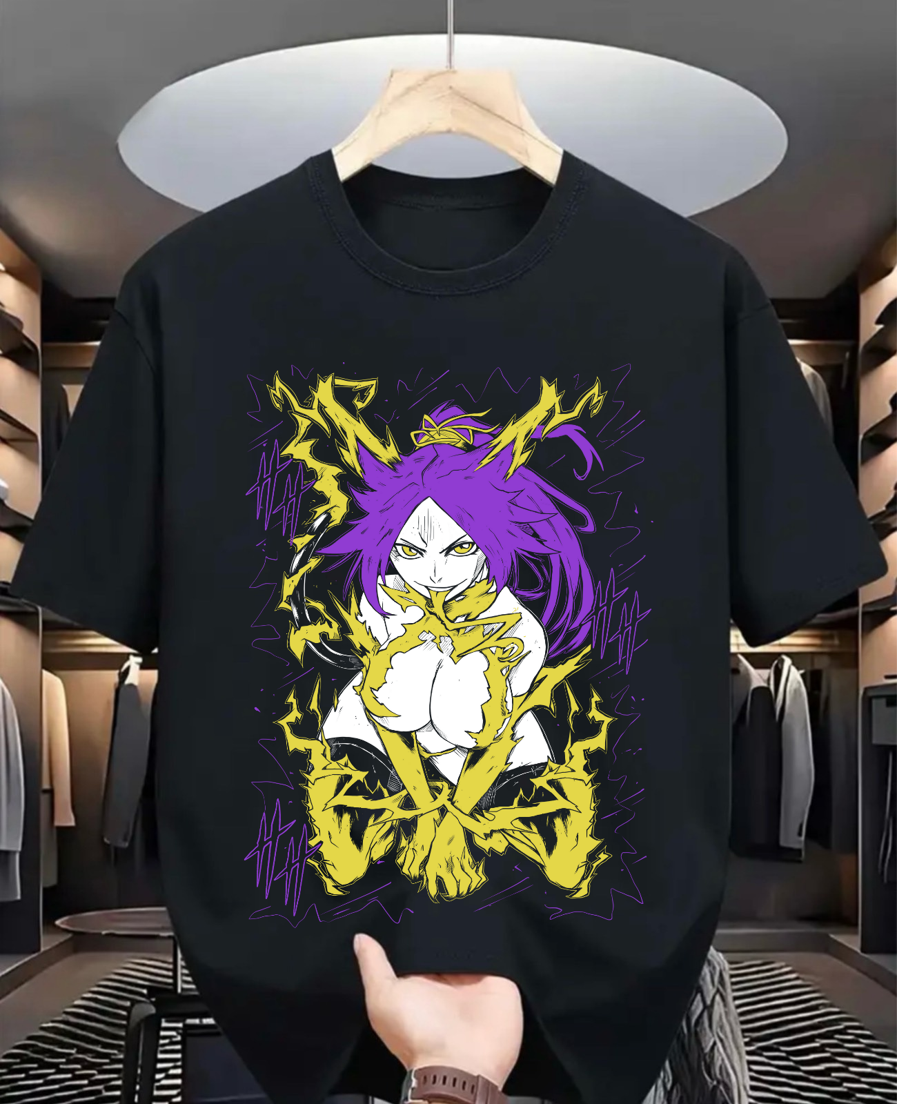 Anime Vintage Special T-shirt Unisex,Anime shirt,dog Anime Shirt,Black Swordsman,Skull Knight,Gift For Boyfriend, Gift For Him,Gift shirt